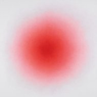 O.T. 03-06, Fahne, Aquarell auf Vlies, 2003, ca. 120x120 cm